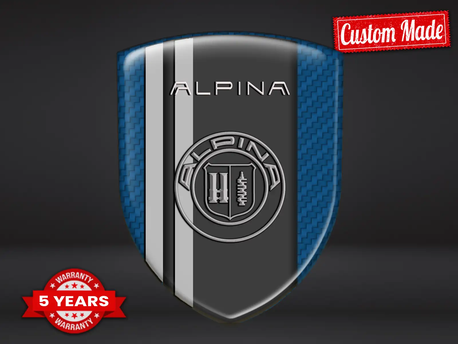 Alpina Automobil Silikon Logos Stil Stern Anpassbar